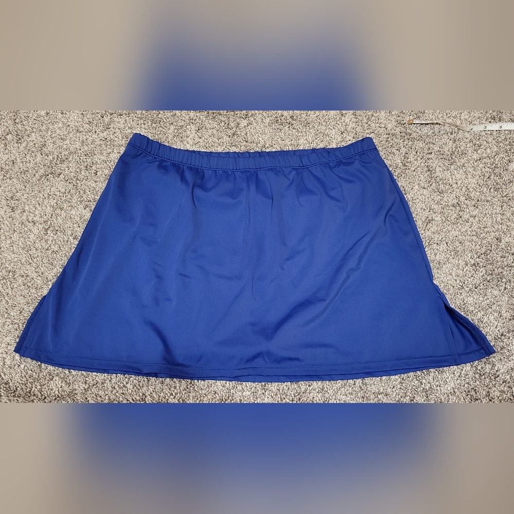 Kim Gravel x Swimsuits for All Blue Swim Skirt Size 16 NWT